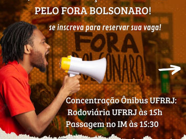 MOBILIZAÇÃO NACIONAL PELO FORA BOLSONARO