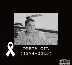 Nota de luto pelo falecimento da artista Preta Gil