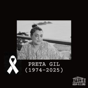 Nota de luto pelo falecimento da artista Preta Gil