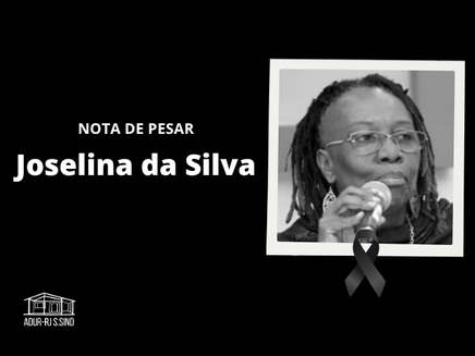Nota de pesar: Joselina da Silva