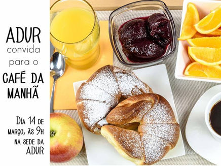 Café da manhã na ADUR