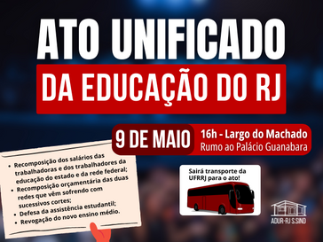 Ato Unificado da Educação do RJ
