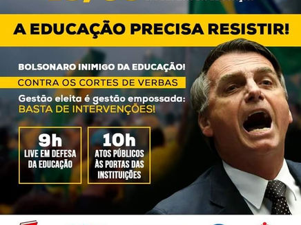 19 de maio: Dia de Luta e Resistência em Defesa da Educação