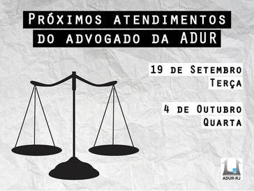Atendimentos da Assessoria Jurídica