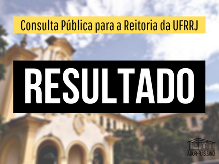 Consulta Pública para a Reitoria da UFRRJ: RESULTADO