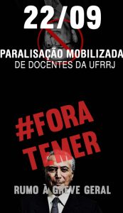 panfleto fora temer paralisa