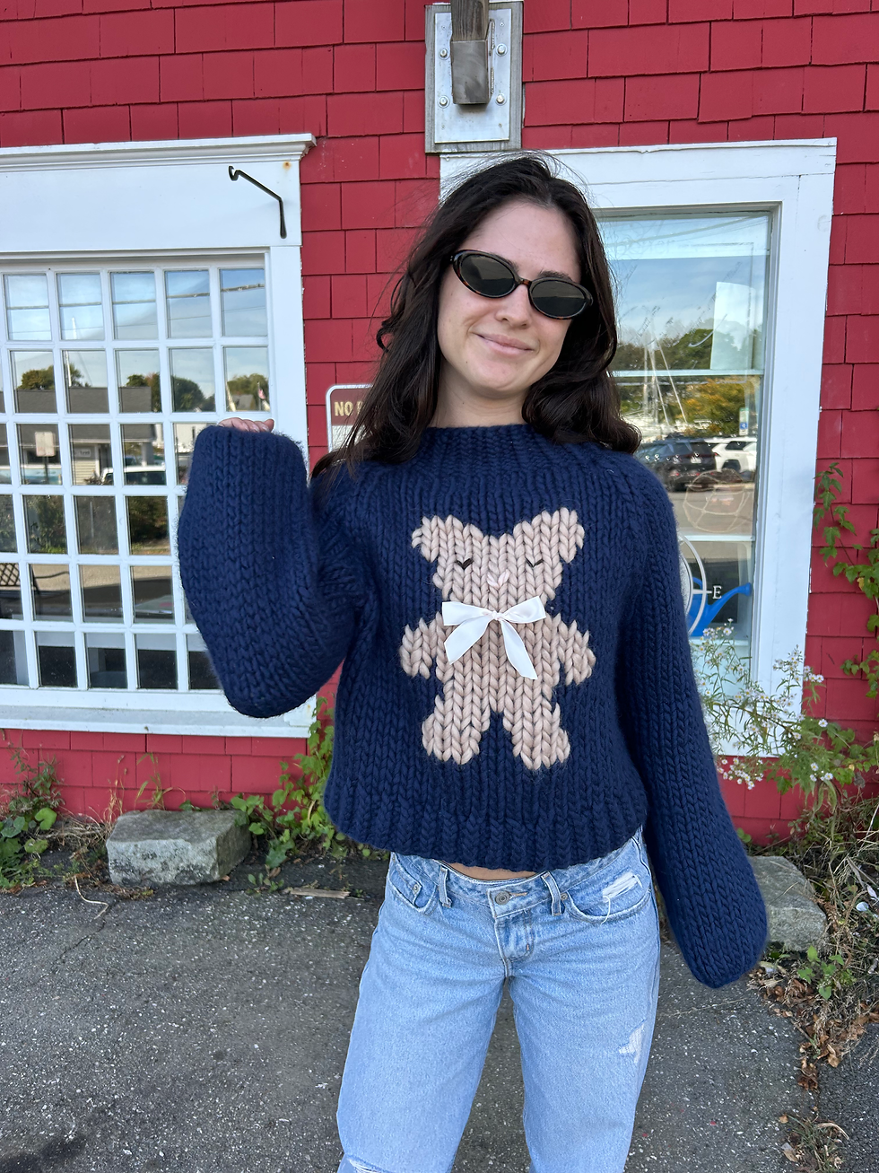 Thumbnail: Sugar Bear Blue Sweater