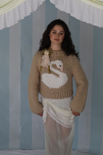 Fawn Swan Sweater | Delilah Designs