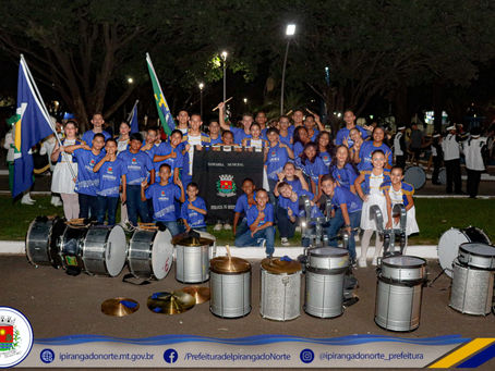 Banda Municipal de Ipiranga participa de festival de bandas e fanfarras em Vera-MT