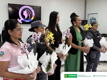 Tapurah recebe Patrulha Maria da Penha em solenidade na Câmara Municipal