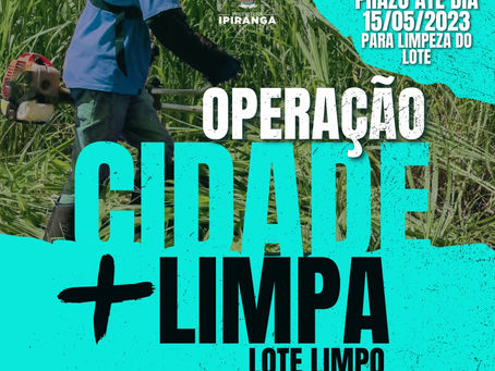 Ipiranga: Prefeitura alerta sobre prazo para limpeza de lotes baldios