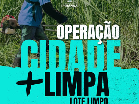 Prefeitura de Ipiranga do Norte decreta prazo para limpeza de lotes baldios