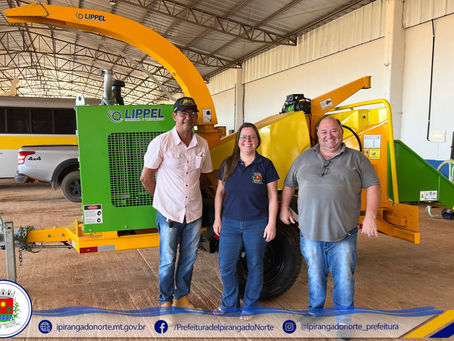 Ipiranga: Prefeitura adquire Triturador de Galhos para melhorias na infraestrutura da cidade
