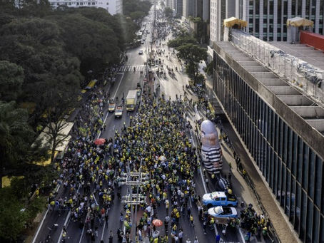 Com "gatos pingados" Bolsonaristas fazem ato pró-Trump e contra Moraes e Lula