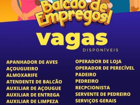 Assistência Social de Tapurah Mantém o Balcão de Empregos com Vagas Disponíveis