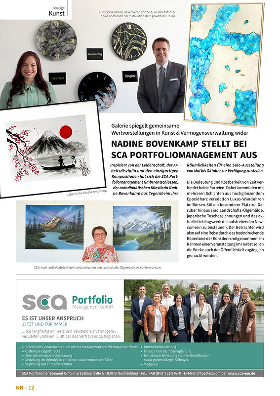 Pressebericht Ausstellung Nadine Bovenkamp