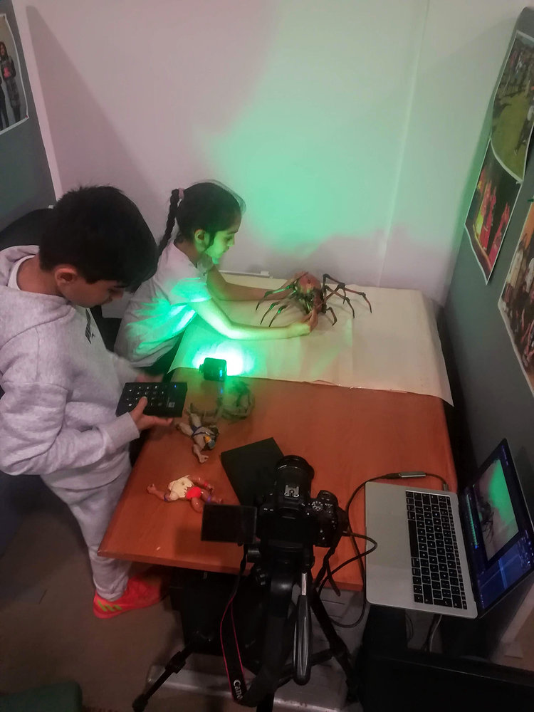 Stop motion animation session