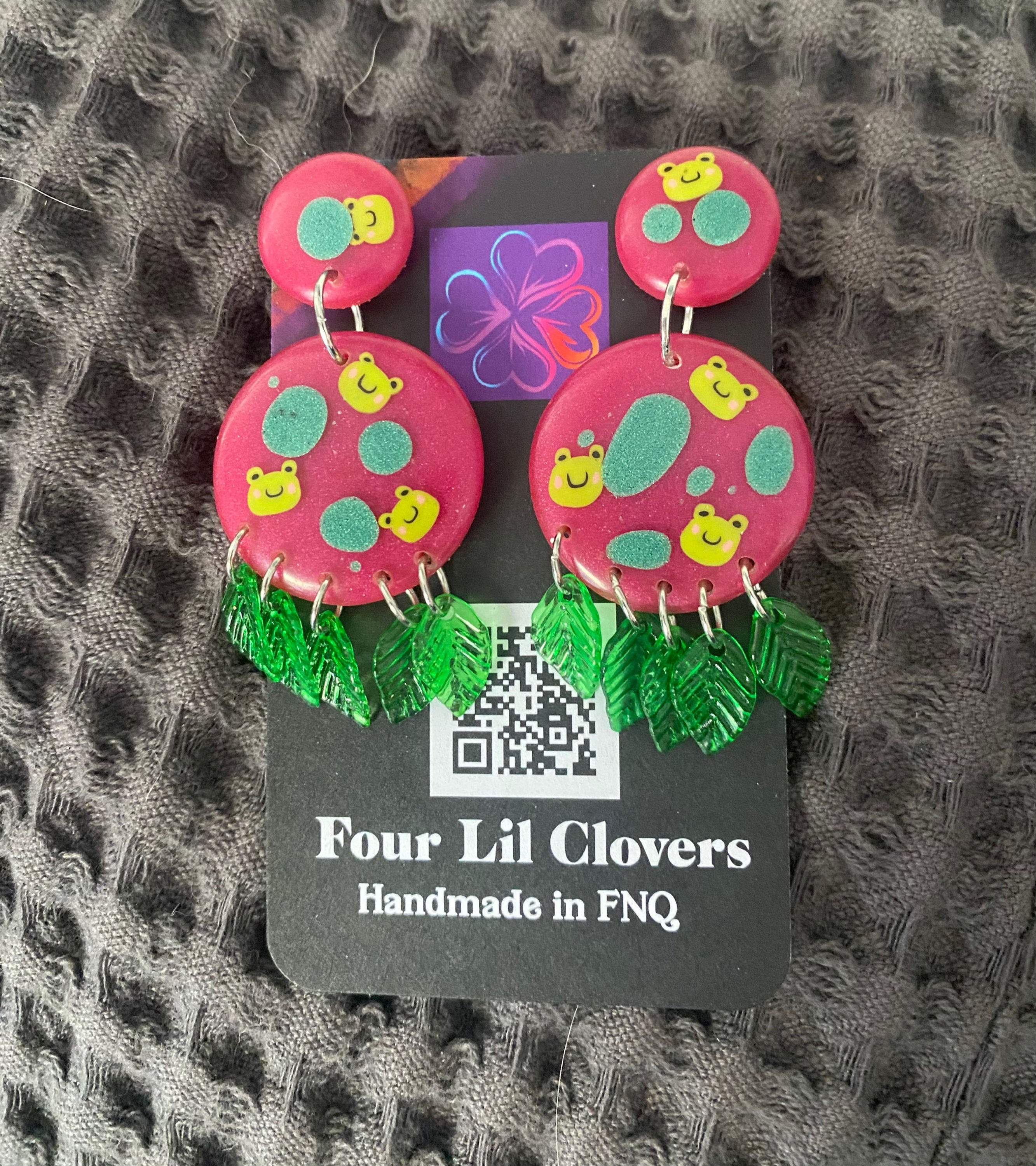 Frogs and leaf drops 