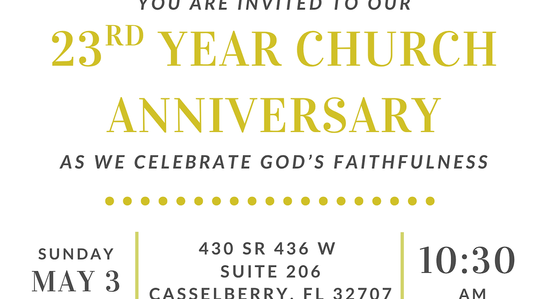 TGIF 23rd Year Church Anniversary 05032026_black and gold.png