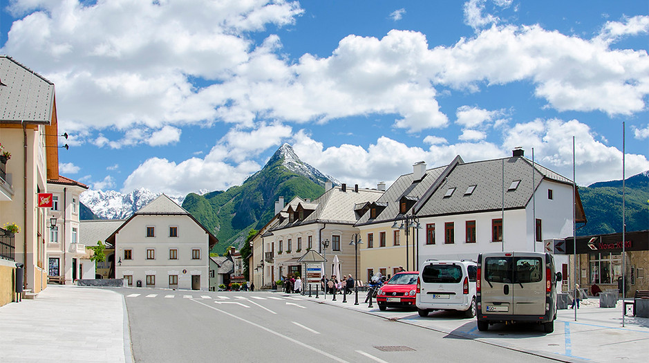 Bovec main square
