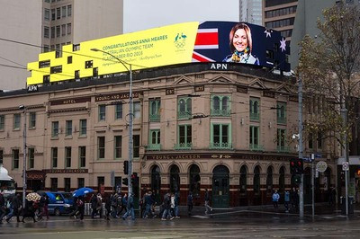 APN Outdoor's live Olympic messaging