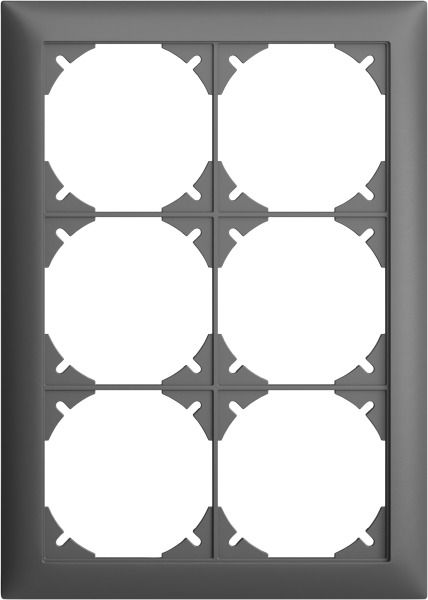 Miniature : Cadre de recouvrement EDIZIOdue 2×3