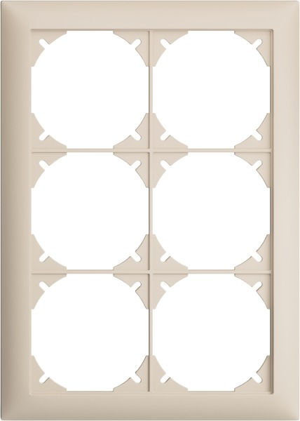 Miniature : Cadre de recouvrement EDIZIOdue 2×3