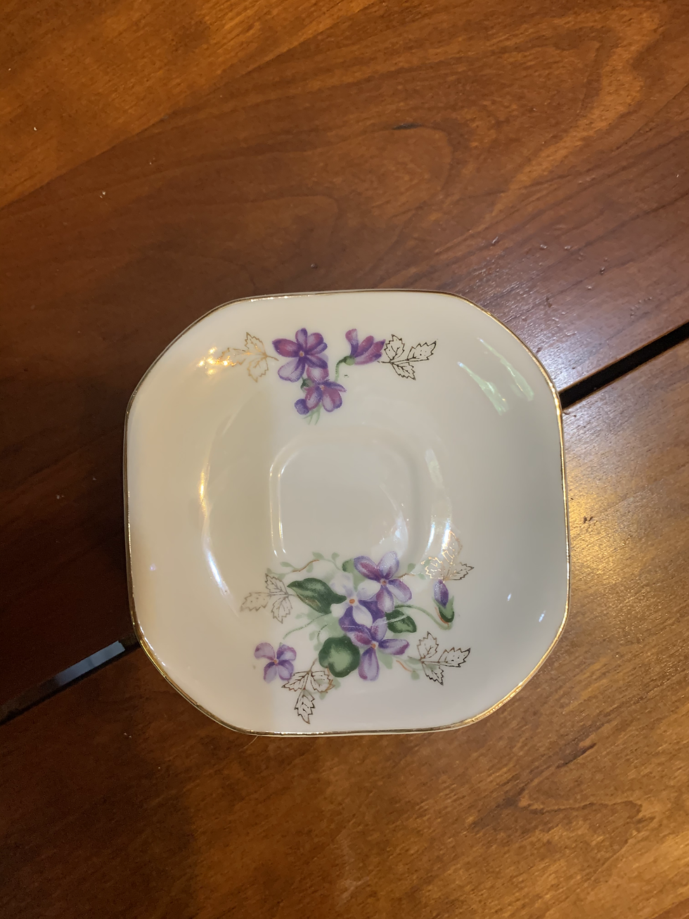 Thumbnail: Japanese Purple flowered plate