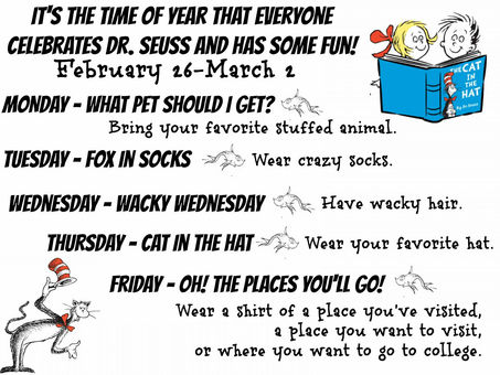 Lakeview Primary Students Celebrate Dr. Seuss Week
