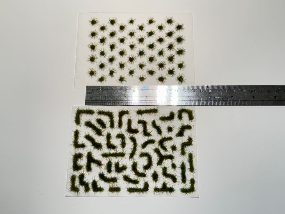 Thumbnail: Grass Tufts - Autumn (Shapes and Medium) - 94 Pack