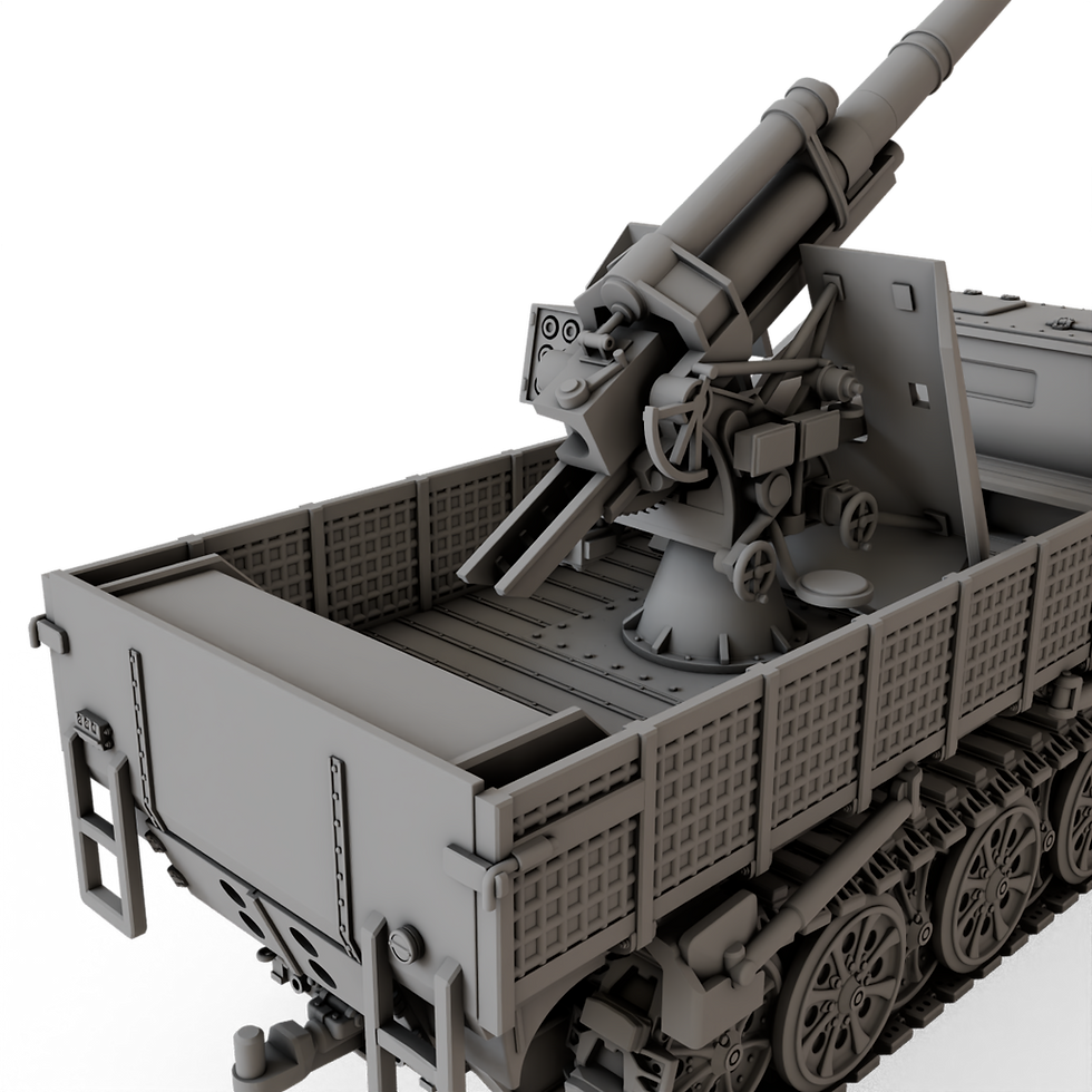 Thumbnail: German - Schwerer Zugkraftwagen 18t with 8.8cm Flak