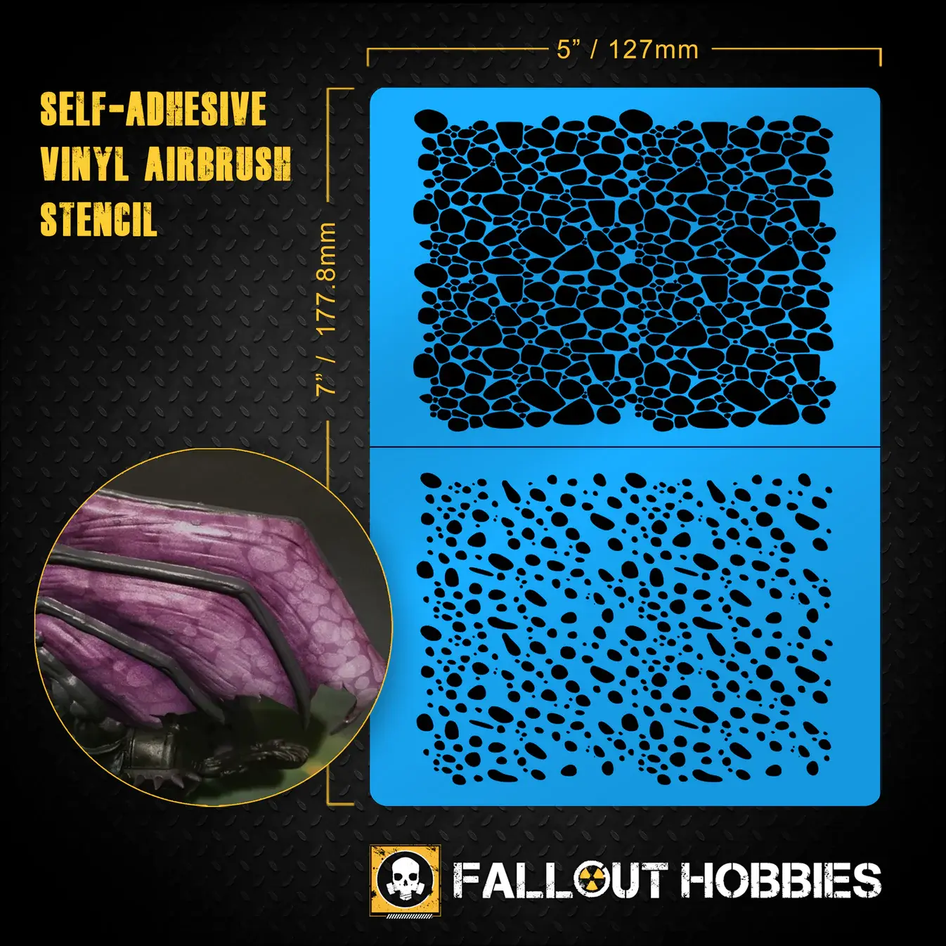 Skin Membrane Airbrush Stencil