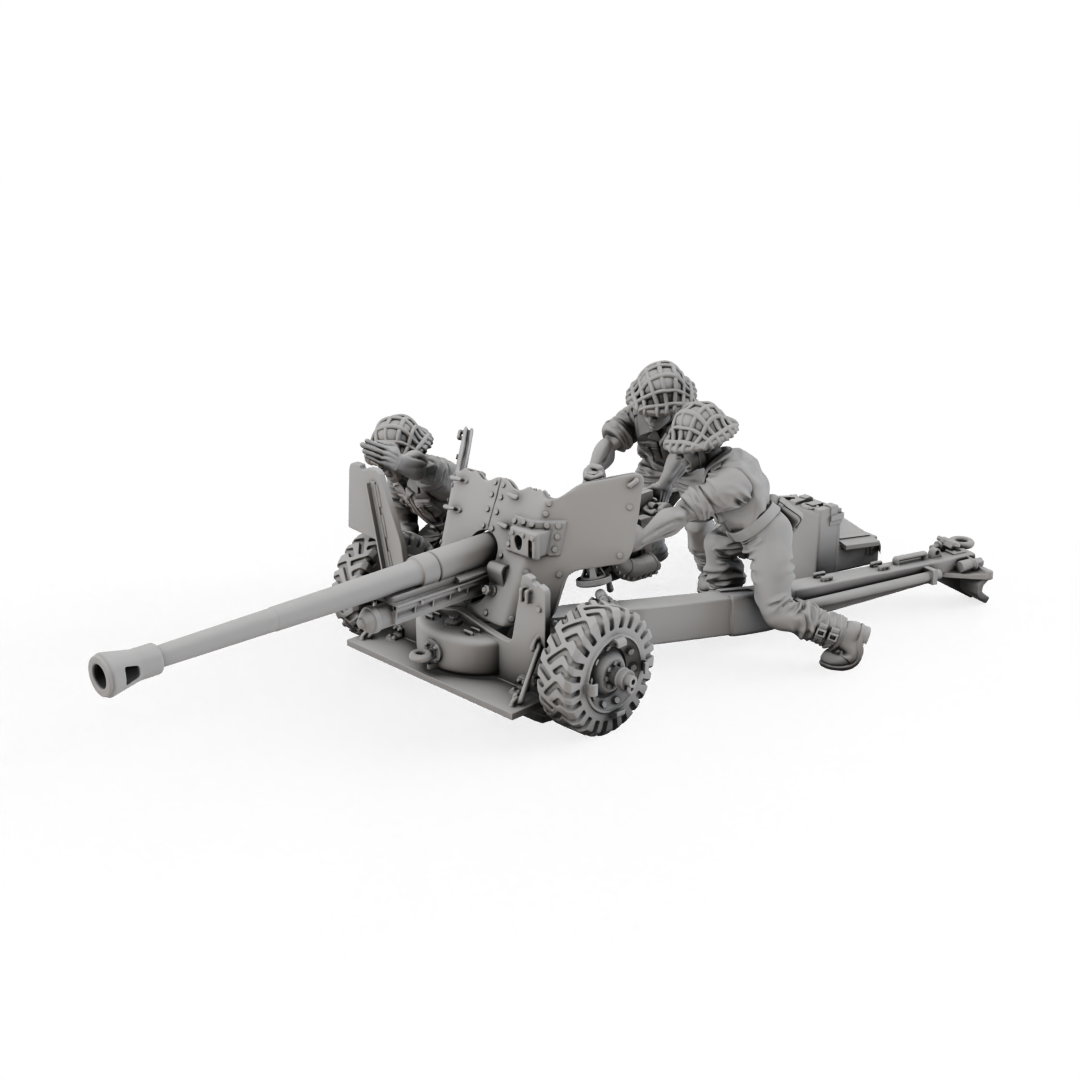 Australian - 6pdr Anti Tank Gun (2) - In Trousers