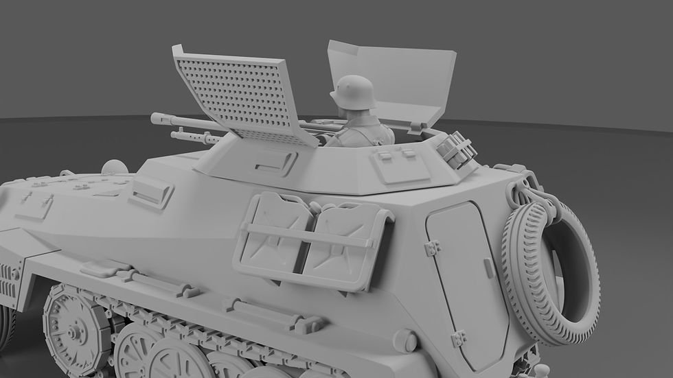Thumbnail: German - Sd.Kfz. 250/9 Alte with 2cm Kwk Autocannon