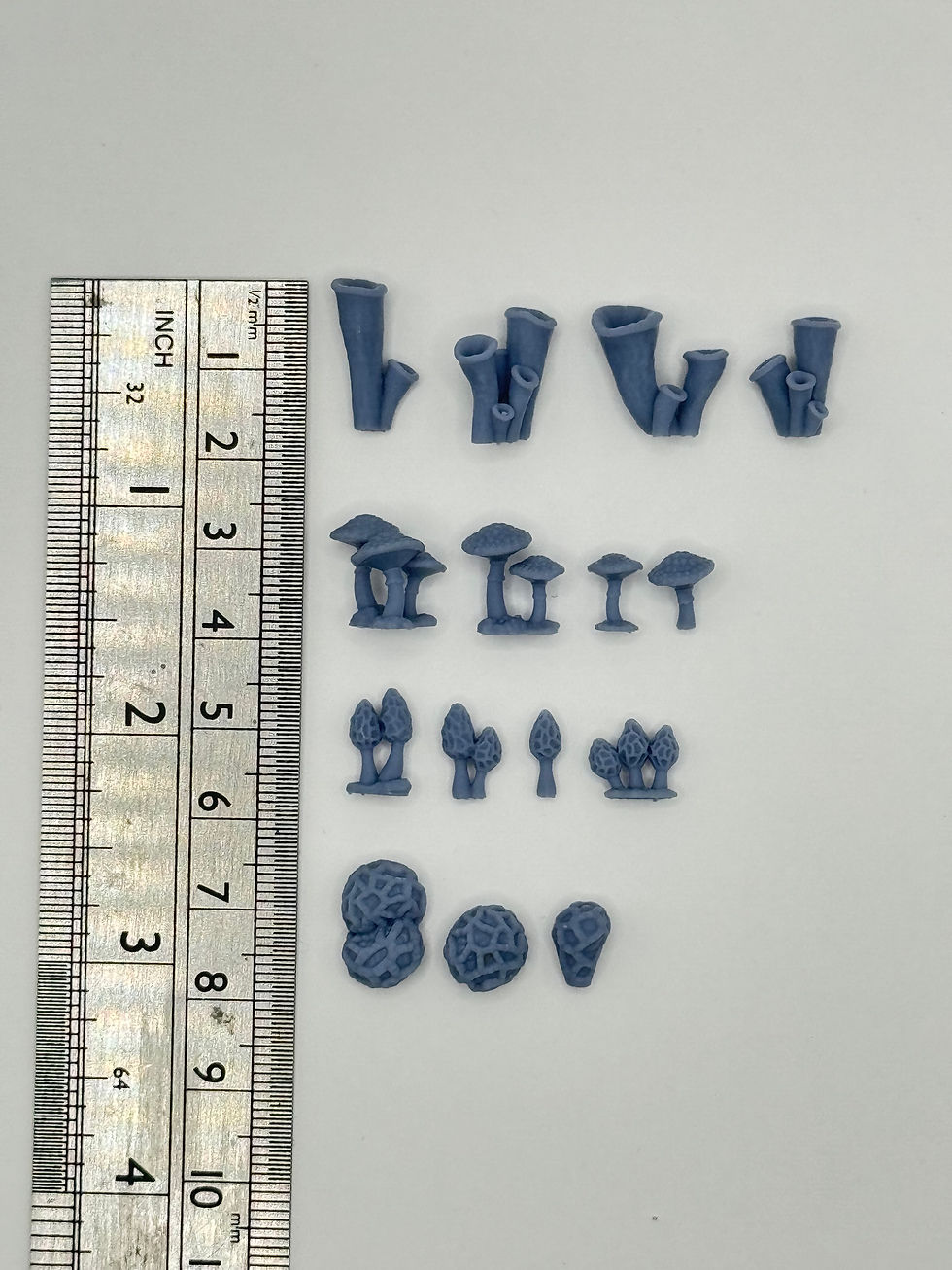 Thumbnail: Fantasy Basing Bits - Assorted Mushrooms V2 50 Pack*