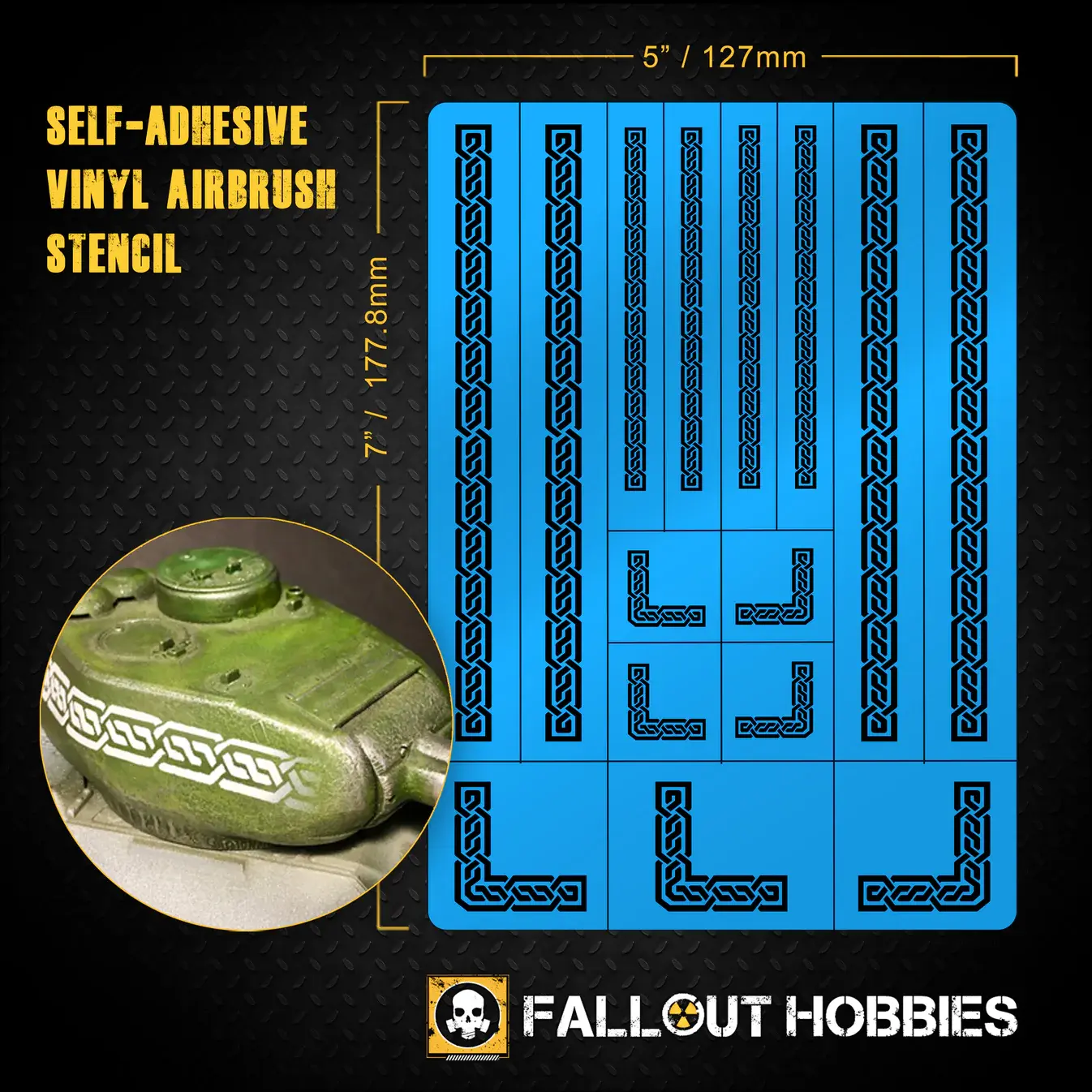 Celtic Knotwork 01 Airbrush Stencil