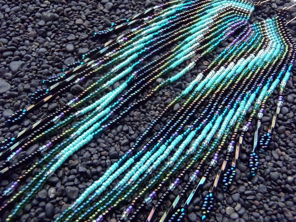 Thumbnail: Lite As A Feather Glass Seed Bead Design