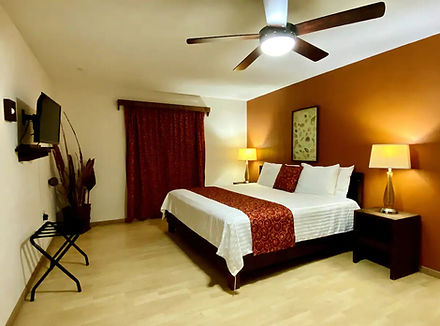 A room in the Los Caracoles hotel Guerrero Negro for Gray Whale Retreat participants in Baja California