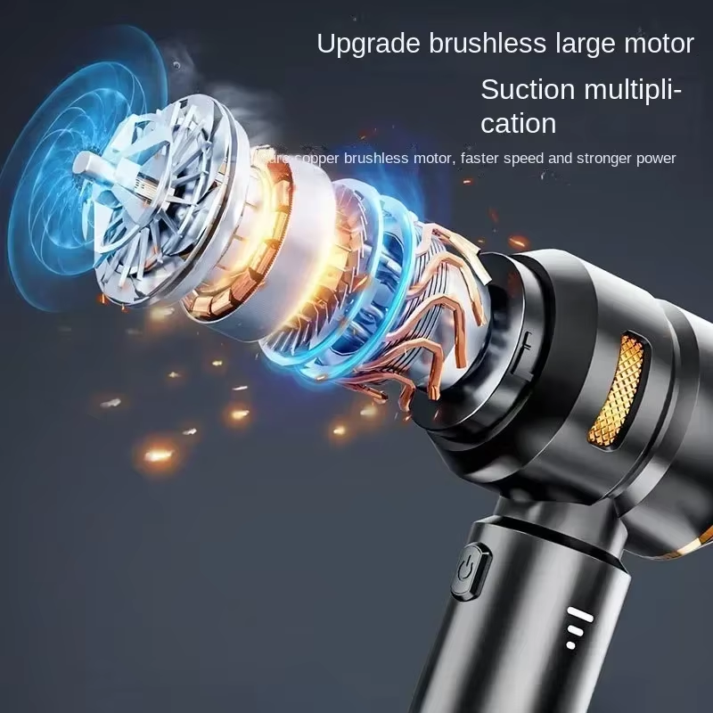 Thumbnail: Wireless Handheld Car Vacuum Cleaner & Air Duster for Home Use