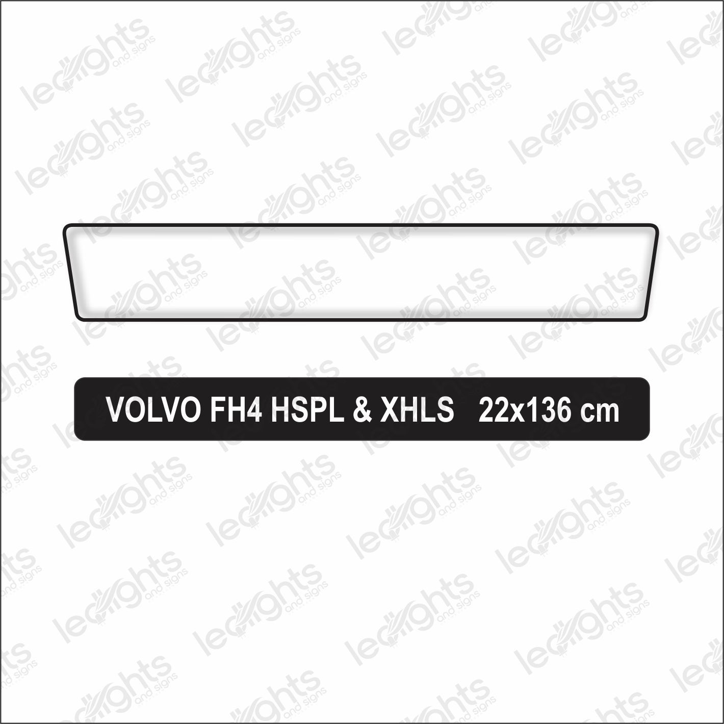 Passar VOLVO FH4 HSPL & XHLS 22x136 cm