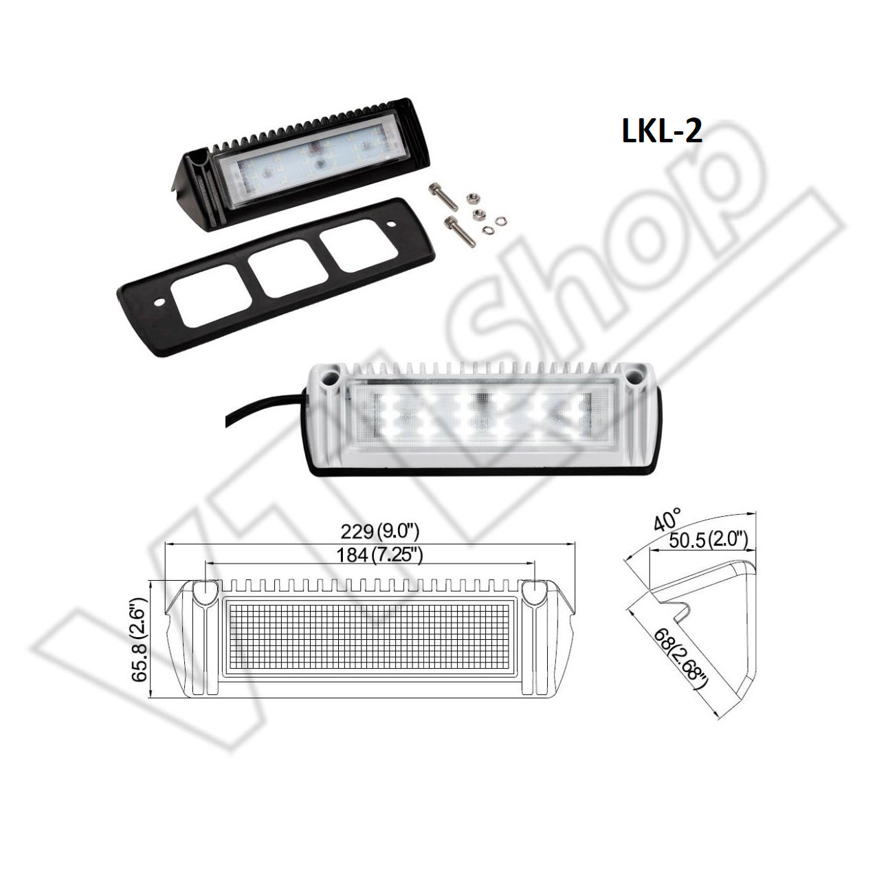 ARBETS LED LAMPOR 18-LED LKL2