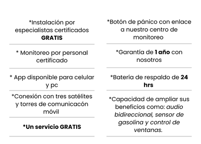 Comparación gps Proteczone otros