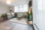 Living space in a stockport apartment conversion completed by MAP Building Contractors