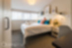 Bedroom in a Stockport HMO conversion completed by MAP Building Contractors