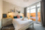 Ground floor Apartment bedroom view in a Stockport conversion project by MAP building contractors