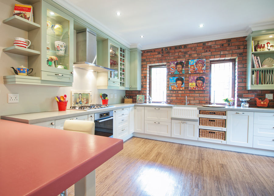 Two tone modern farmhouse