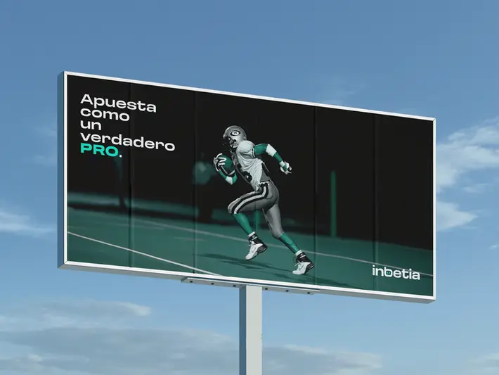 Diseño de identidad visual para Inbetia, software de automatizacion de apuestas con IA