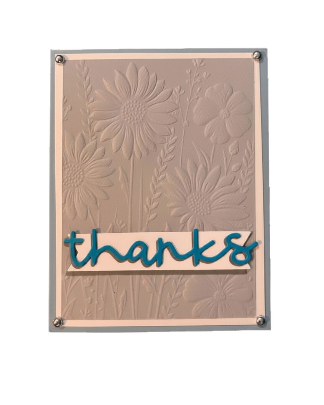 Sunlit Flora Thank You Card