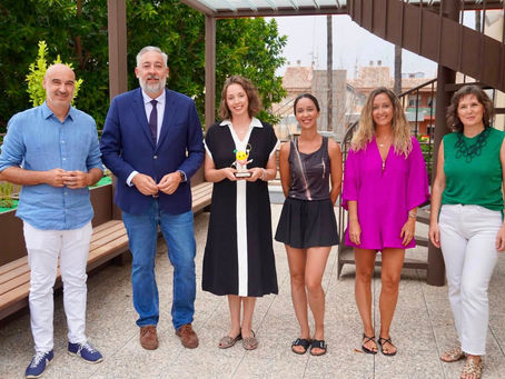Santomera recibe a Ana María Pelaz tras conquistar el Mundial de gimnasia rítmica