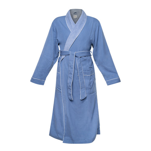 ［さか］Robes&Confections 17SS The Vivian Dress in Chambray Blue Baroque – V. Chapman